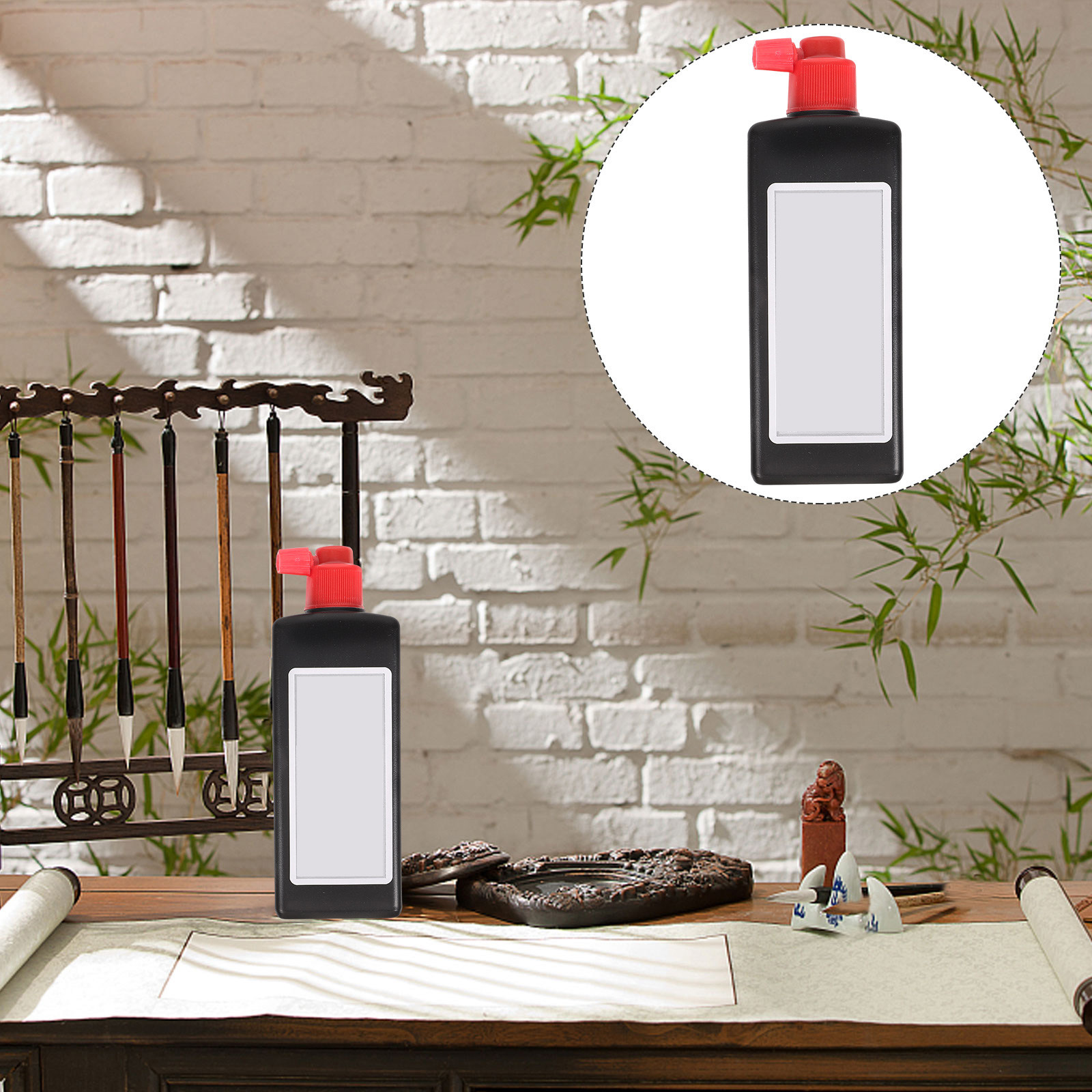 Calligraphy Ink Bottle - زجاجة حبر الخط الصيني، حبر أنيق