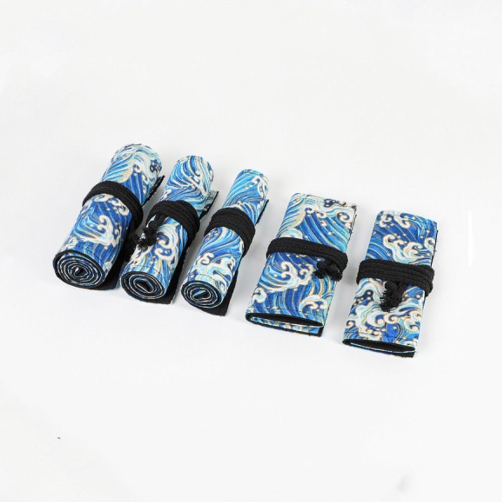 Pen Pouch Roll - 12/24/36/48/72 ثقوب قماش نشمر حقيبة أقلام