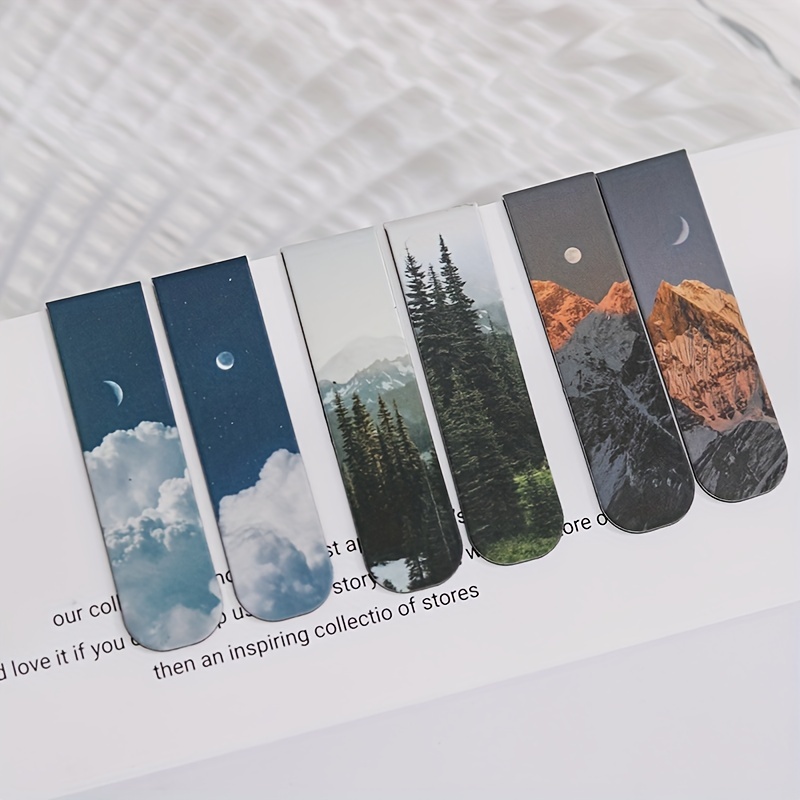 Bookmark Magnetic Clip - 2 قطعة الإشارات المرجعية المغناطيسية تحت