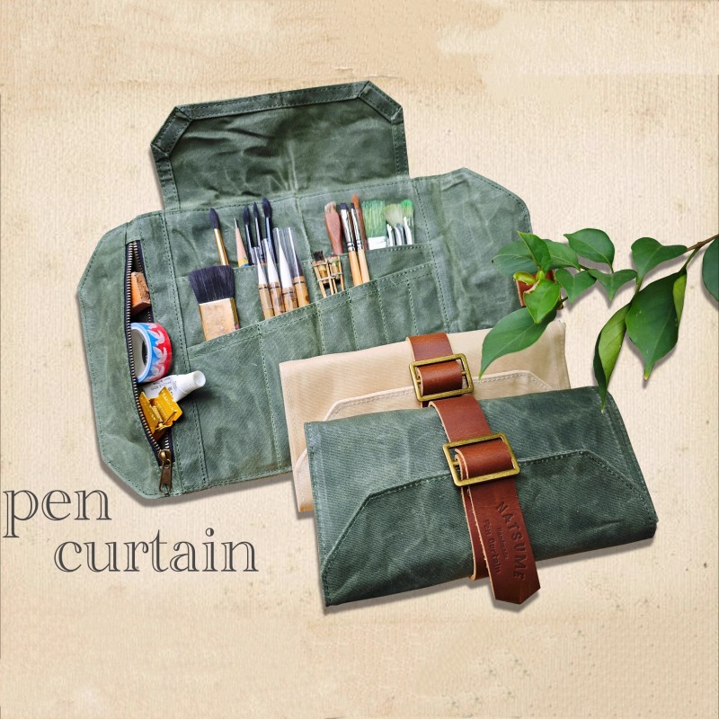 Pen Pouch Roll - 10x25 سنتيمتر الشمع الرطب مقاوم للماء
