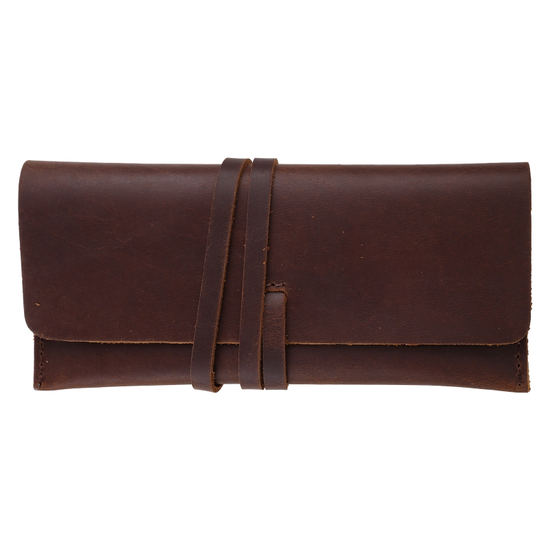 Pen Pouch Roll - حقيبة أقلام من جلد البقر المصنوعة