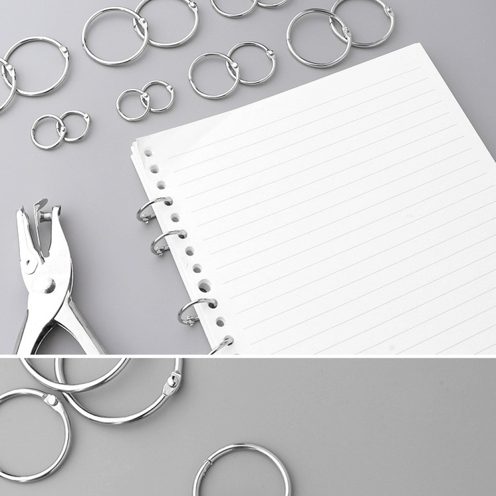 Stationery And Office Supply Chain - حلقات معدنية لربط الأوراق للاستخدام المكتبي،
