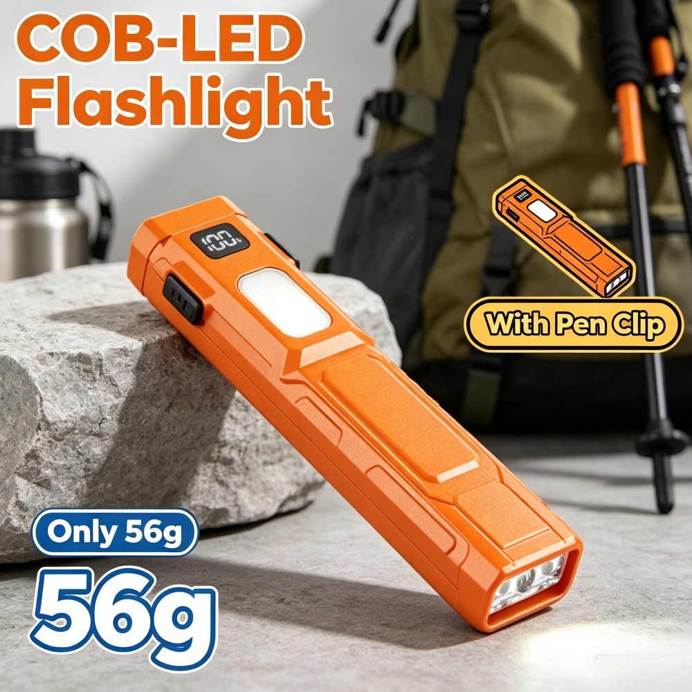 Stationery Supply - مصباح يدوي LED من نوع COB