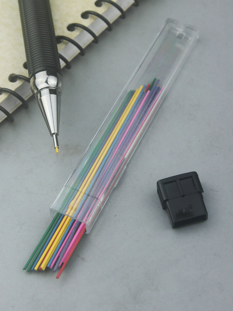 Mechanical Pencil Lead - قلم رصاص ميكانيكي ملون ، إعادة