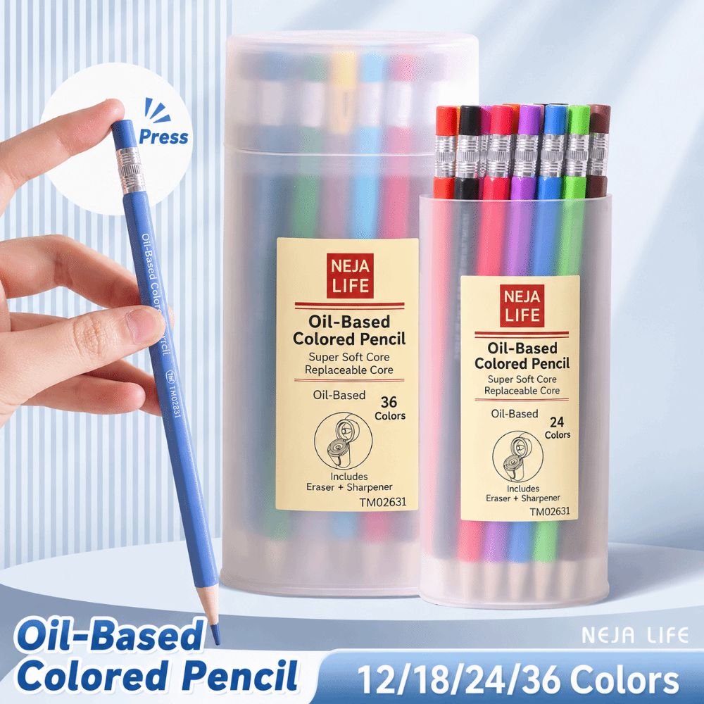 Mechanical Pencil Lead - أقلام رصاص ميكانيكية ملونة قابلة للسحب،