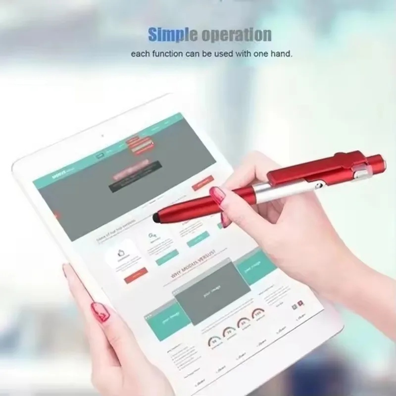 قلم متعدد الوظائف 4 في 1 مع ضو - مراجعة Stationery Warehouse وسعره