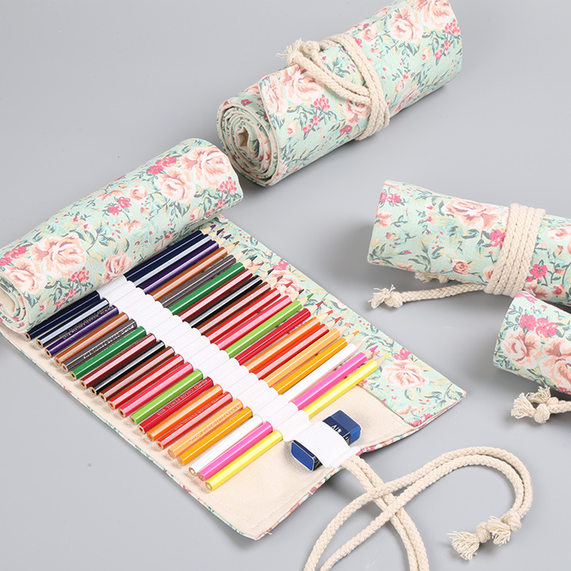 12/24/36/48/72 ثقوب الأزهار قم - مراجعة Pen Pouch Roll وسعره