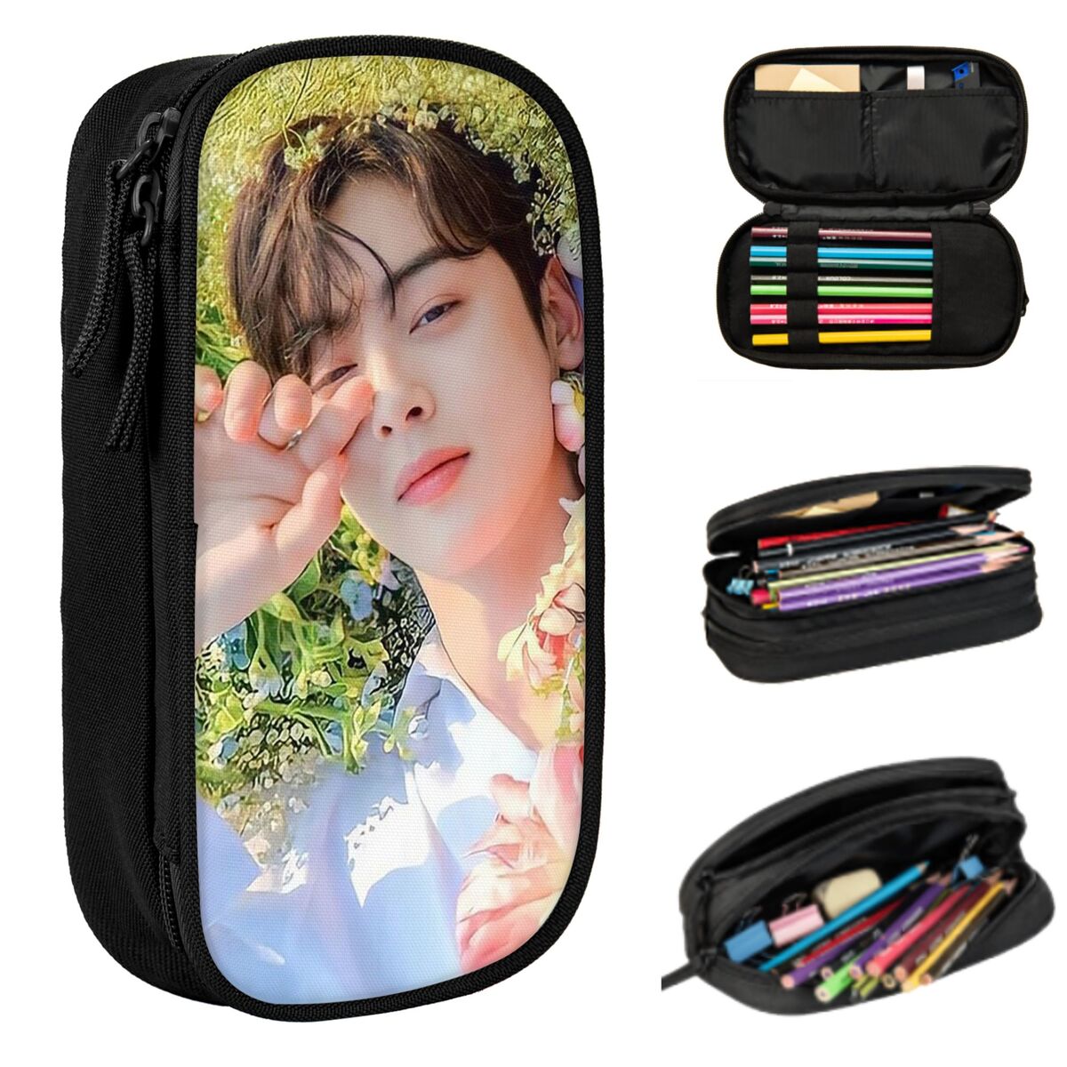 حافظة أقلام Cha EunWoo Kpop As - مراجعة Stationery And Office Supply Chain وسعره