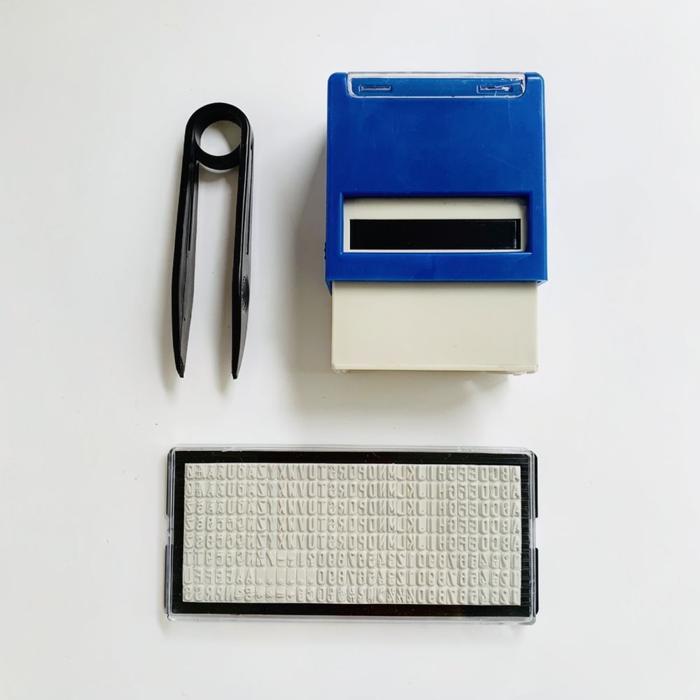 مجموعة أختام مطاطية قابلة للتخ - مراجعة Self Inking Stamp وسعره