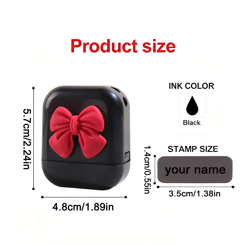 ختم اسم مخصص للأطفال، ختم نصي  - مراجعة Self Inking Stamp وسعره