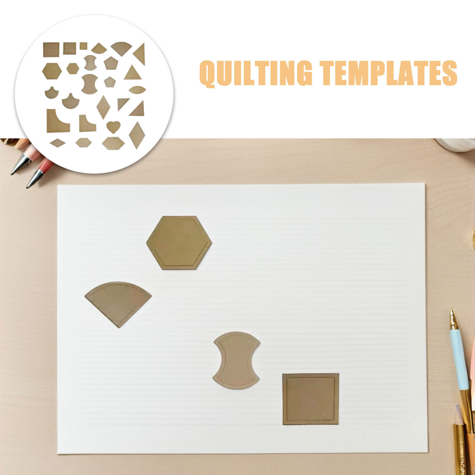 مجموعة أدوات قطع وخياطة شفافة  - مراجعة Ruler Set Transparent وسعره