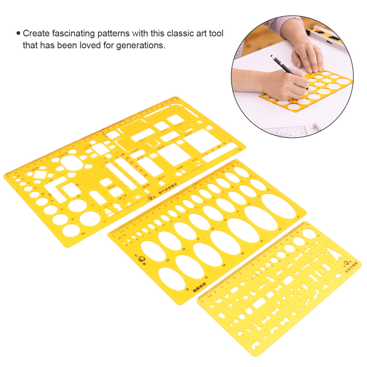 مجموعة مساطر رسم صلبة شفافة من - مراجعة Ruler Set Transparent وسعره