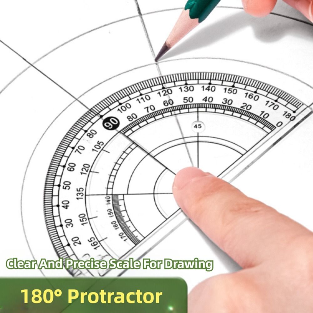 طقم مسطرة بلاستيكية 8 قطع/مجمو - مراجعة Ruler Set Transparent وسعره