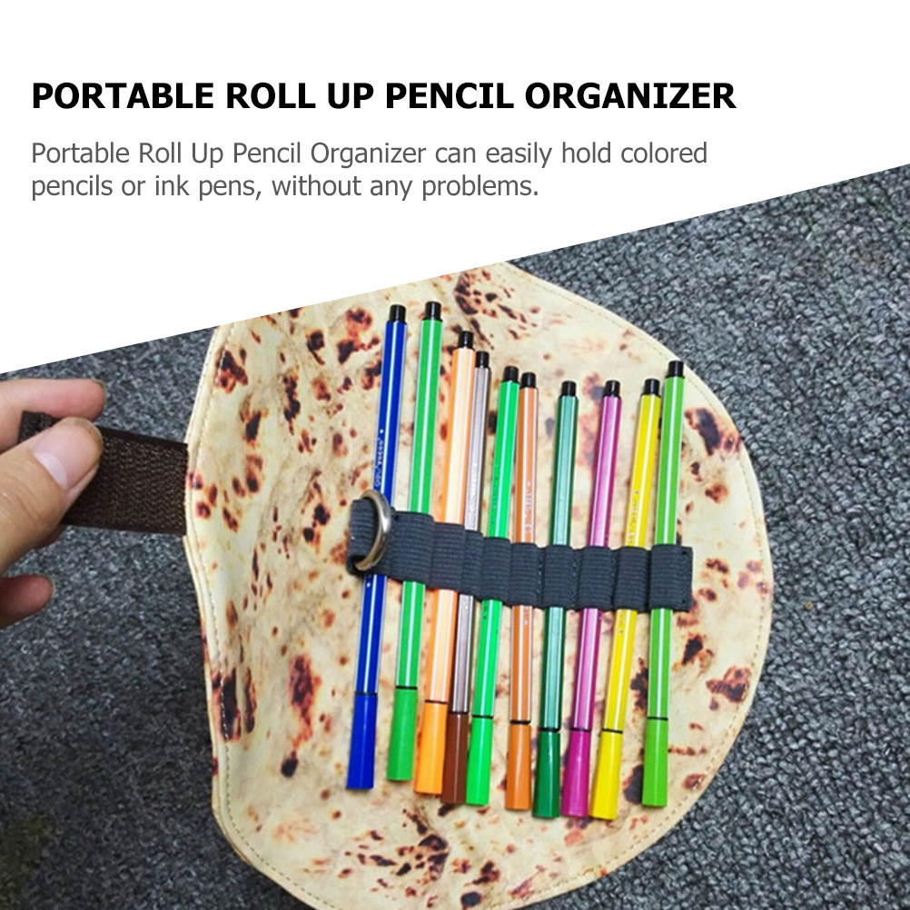 قطعتان من حقيبة الأقلام القماش - مراجعة Pen Pouch Roll وسعره