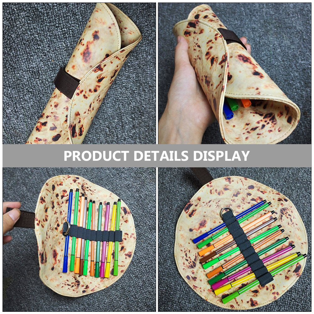 قطعتان من حقيبة الأقلام القماش - مراجعة Pen Pouch Roll وسعره