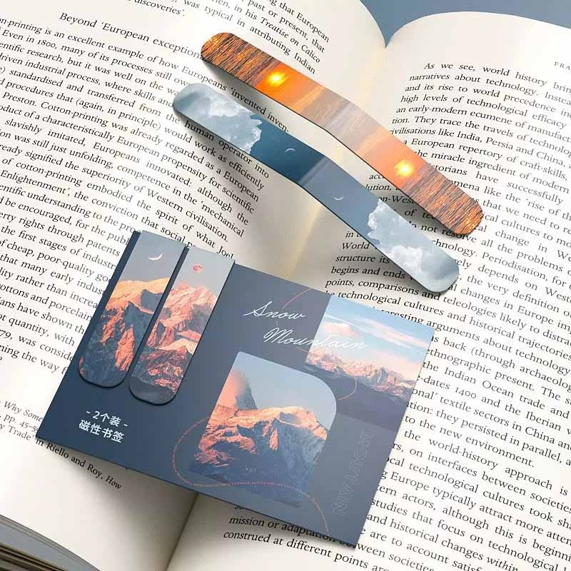قطعتان من علامات الصفحات المغن - مراجعة Bookmark Magnetic Clip وسعره
