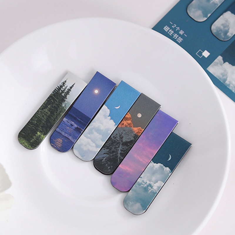 قطعتان من علامات الصفحات المغن - مراجعة Bookmark Magnetic Clip وسعره
