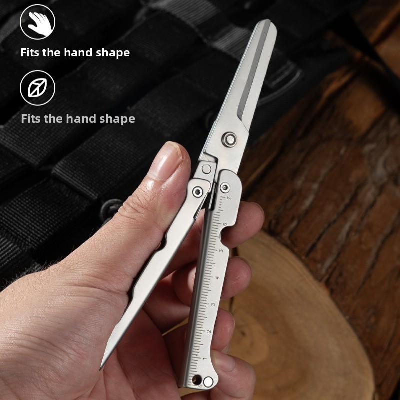 مقص صغير قابل للطي من الفولاذ  - مراجعة Scissors Stainless Craft وسعره