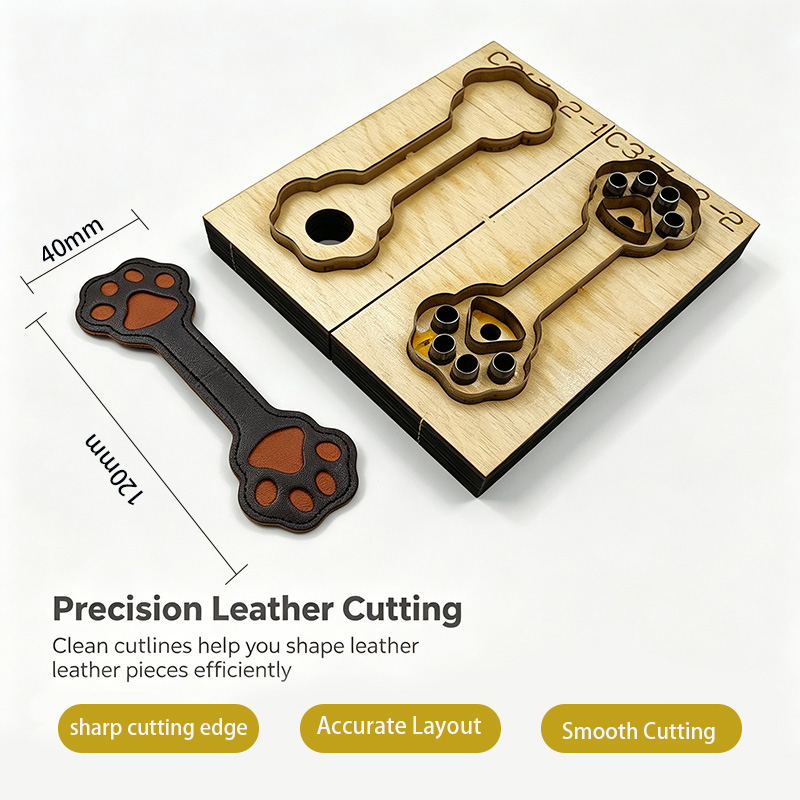 قالب قطع الجلد C317 على شكل مخ - مراجعة Bookmark Magnetic Clip وسعره