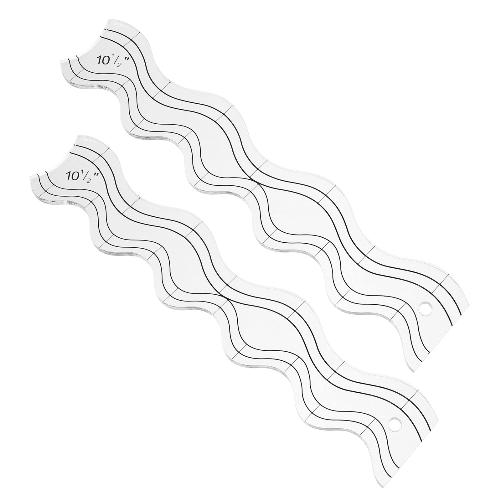 مجموعة مساط خياطة منحنية شفافة - مراجعة Ruler Set Transparent وسعره