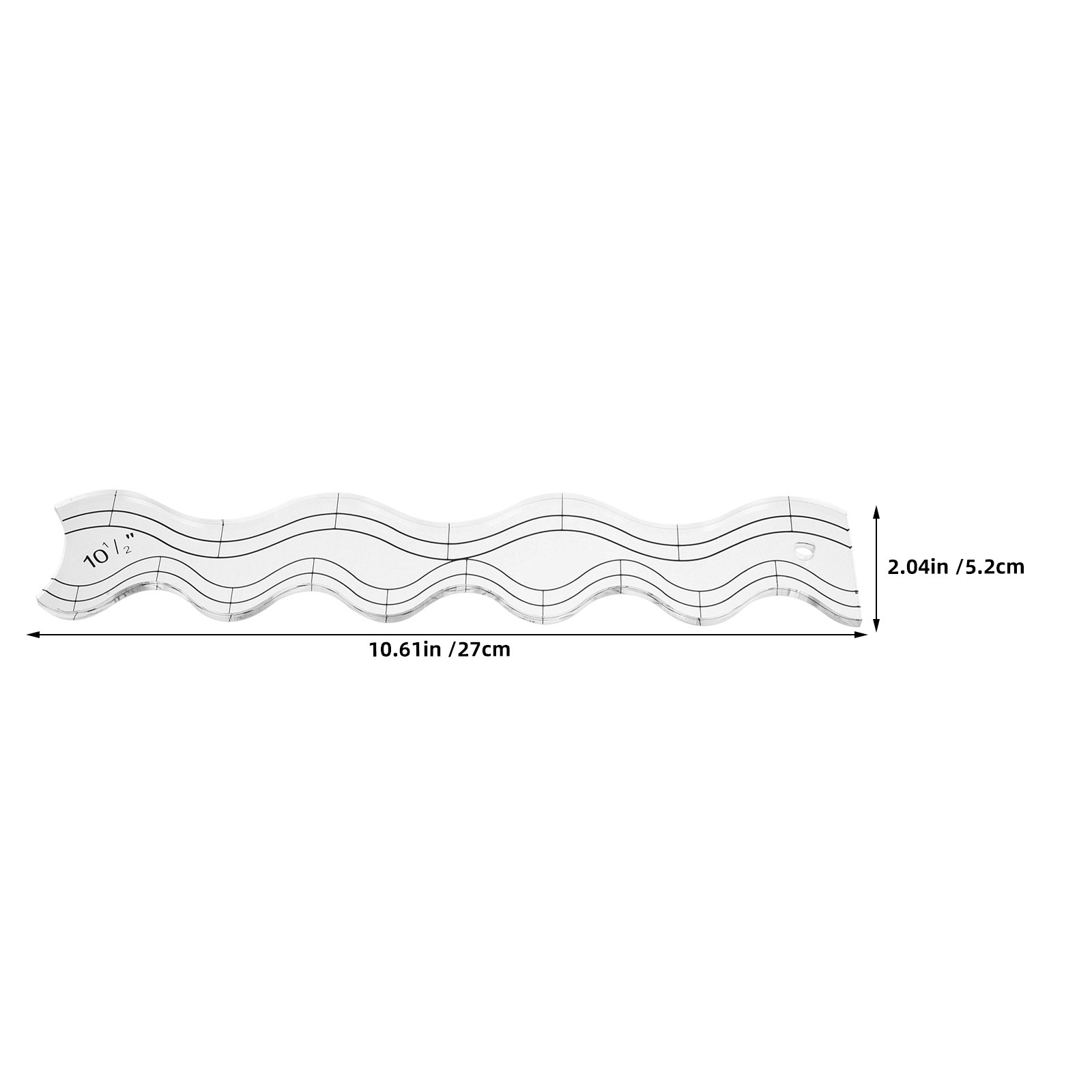 مجموعة مساط خياطة منحنية شفافة - مراجعة Ruler Set Transparent وسعره