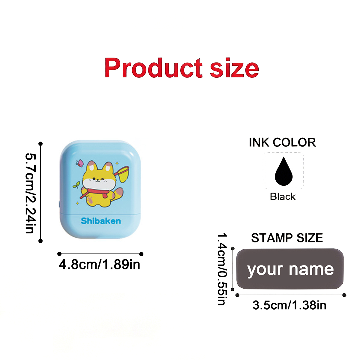 ختم مخصص للأطفال مع اسم وتوقيع - مراجعة Self Inking Stamp وسعره
