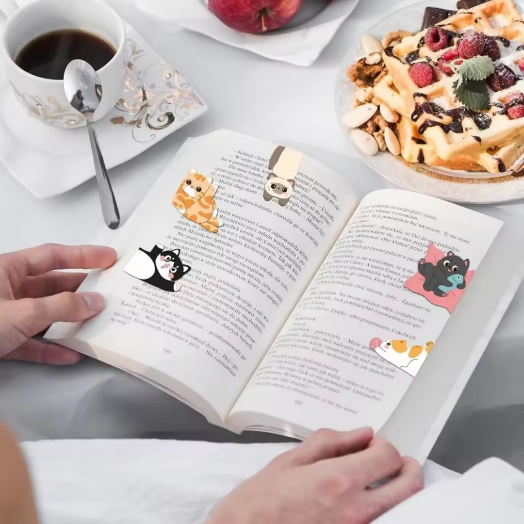 مجموعة واحدة من علامات الكتب ا - مراجعة Bookmark Magnetic Clip وسعره